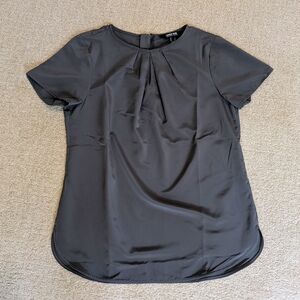 Land's End Elegant Gray Women's Blouse